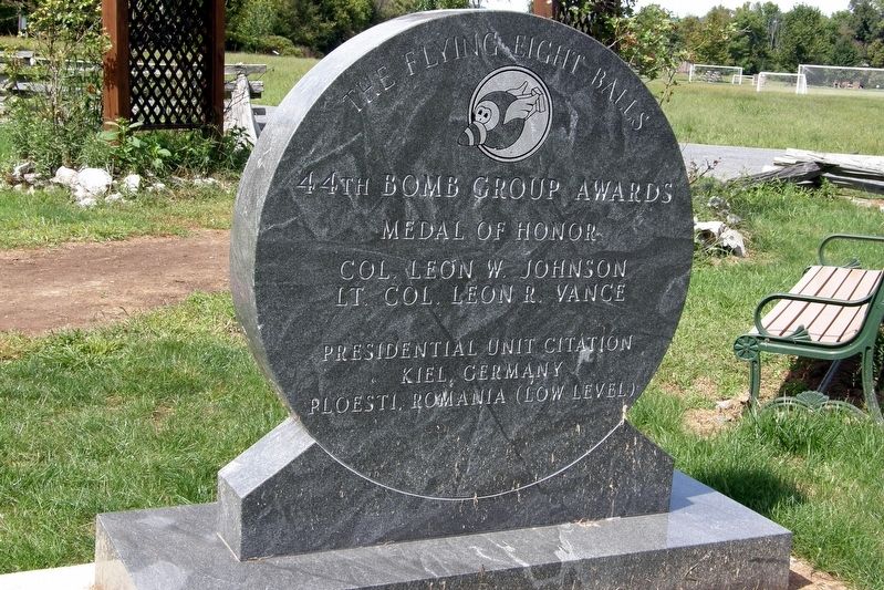 44th Bomb Group (Heavy) Marker - reverse image. Click for full size.