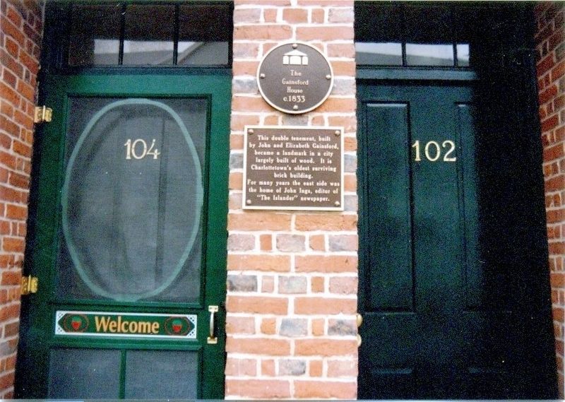 The Gainsford House Marker image. Click for full size.