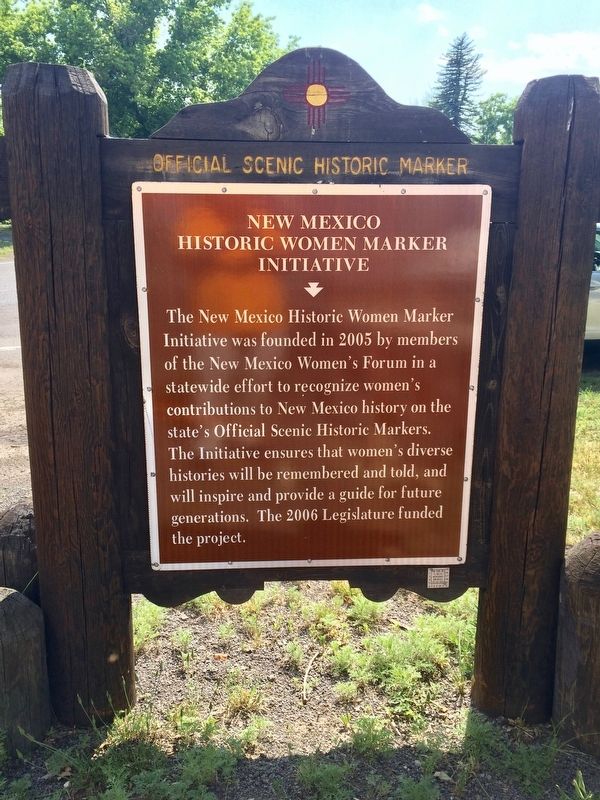 New Mexico Historic Women Marker Initiative Marker image. Click for full size.
