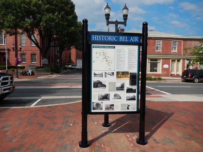 Historic Bel Air Marker image. Click for full size.