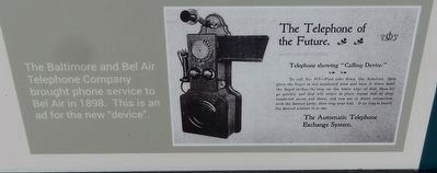 Telephone comes to Bel Air image. Click for full size.