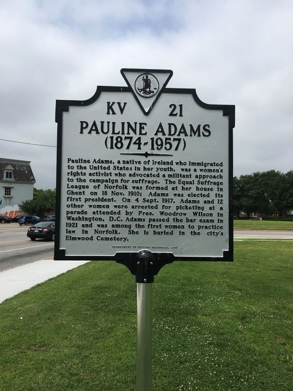 Pauline Adams Marker image. Click for full size.