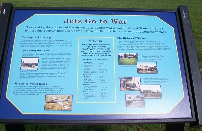 Jets Go To War Marker image. Click for full size.