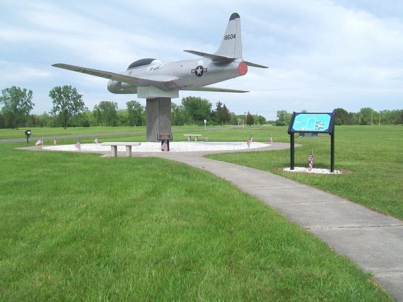 Jets Go To War Marker and T-33 image. Click for full size.
