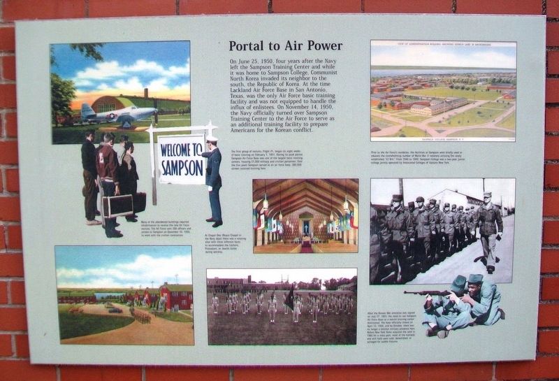 Portal to Air Power Marker image. Click for full size.