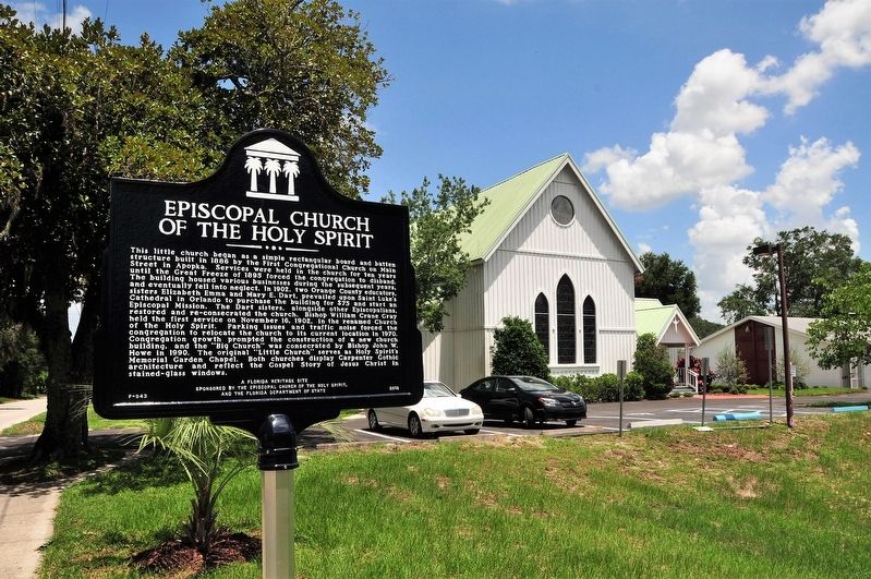 Episcopal Church of the Holy Spirit Marker. Click for full size. Episcopal Church of the Holy Spirit Marker image. Click for full size.