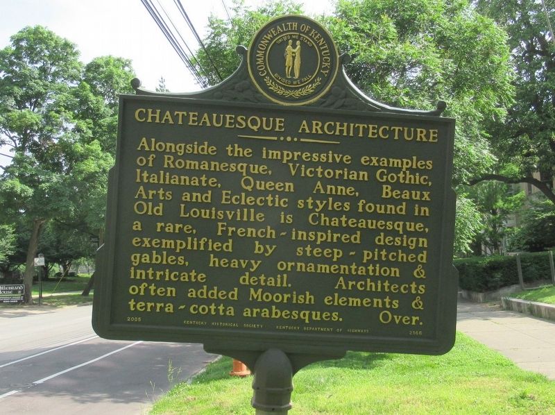 Chateauesque Architecture Marker image. Click for full size.