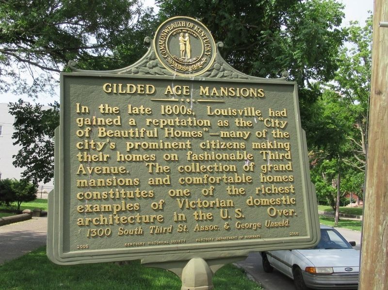 Gilded Age Mansions Marker image. Click for full size.