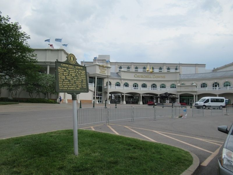 Churchill Downs and Marker image. Click for full size.