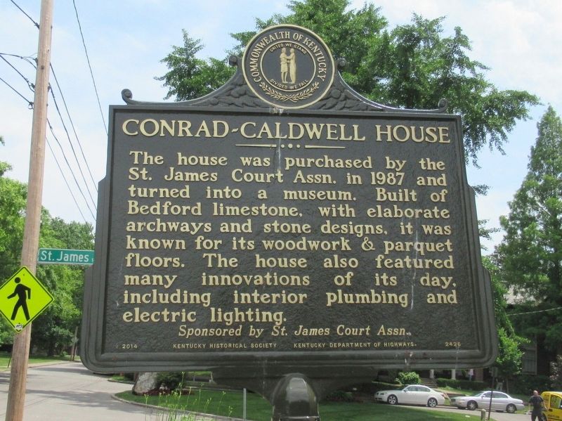 Conrad-Caldwell House Marker image. Click for full size.