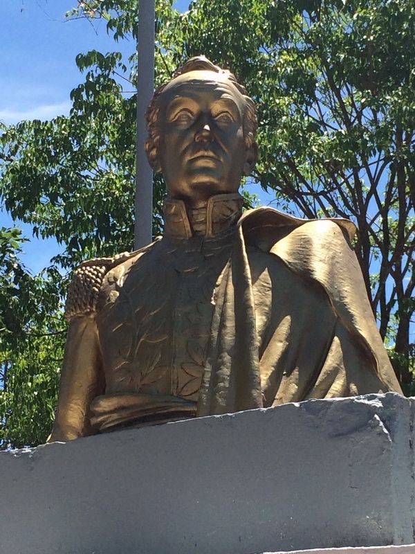 Bust of Simón Bolívar. Click for full size. Bust of Simón Bolívar image. Click for full size.
