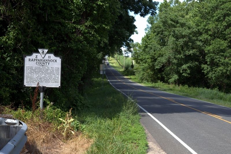Madison County / Rappahannock County Marker. Click for full size. Madison County / Rappahannock County Marker image. Click for full size.