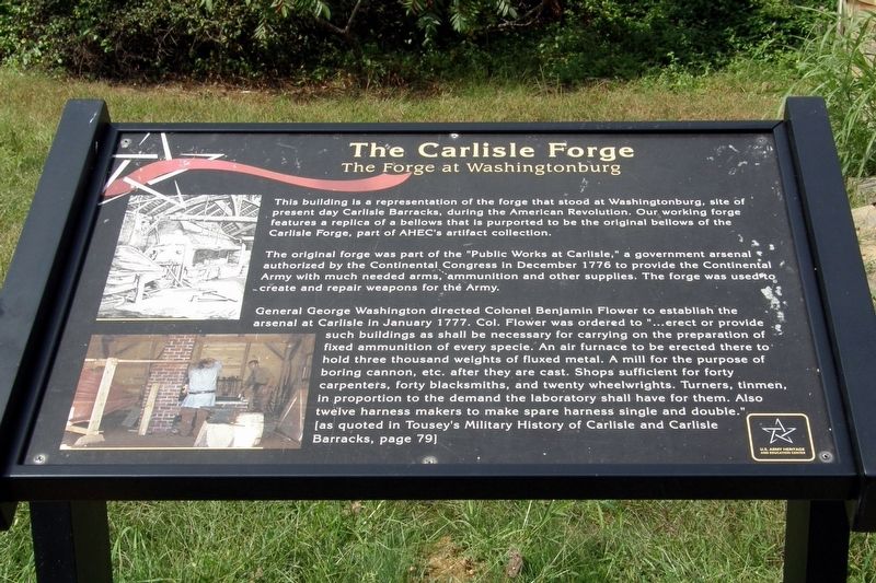 The Carlisle Forge Marker image. Click for full size.