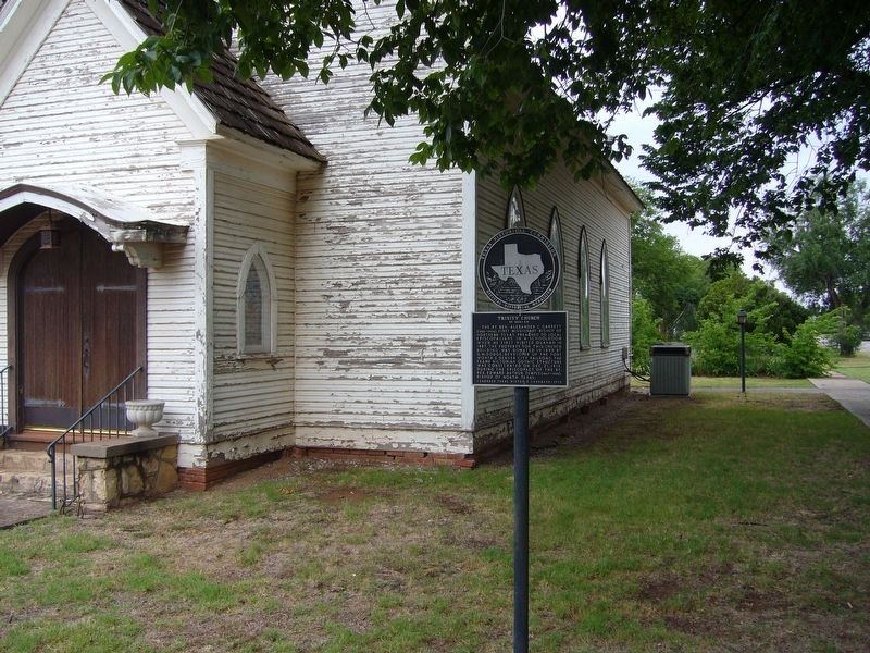 Trinity Church of Quanah Marker image. Click for full size.