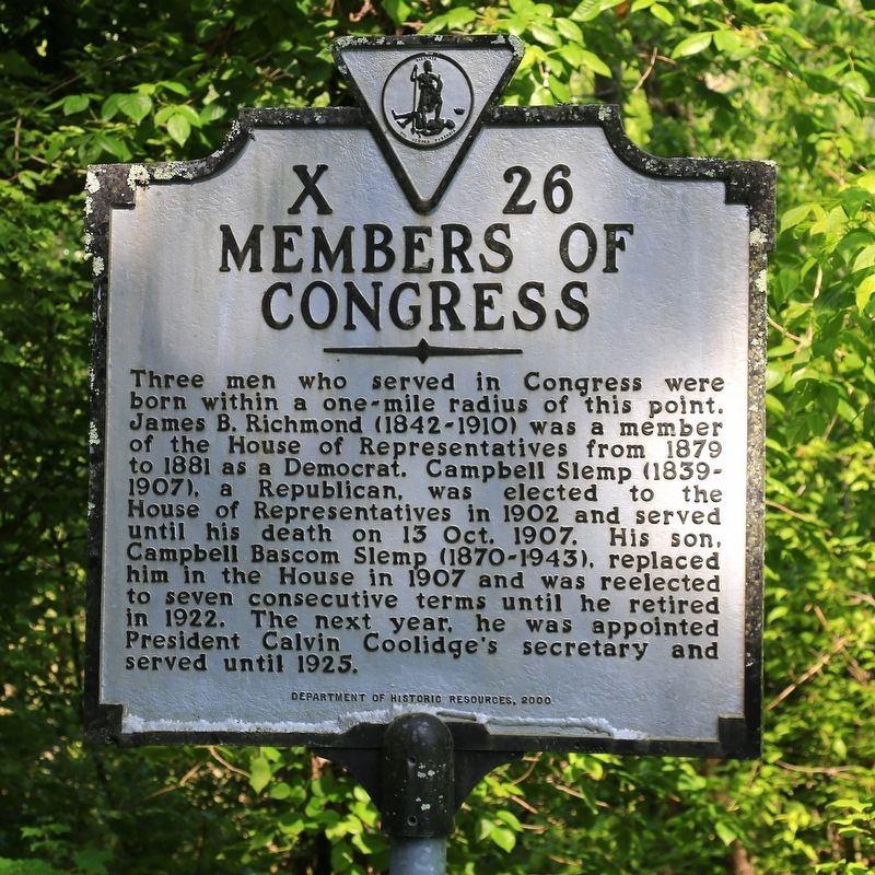 Members of Congress Marker image. Click for full size.