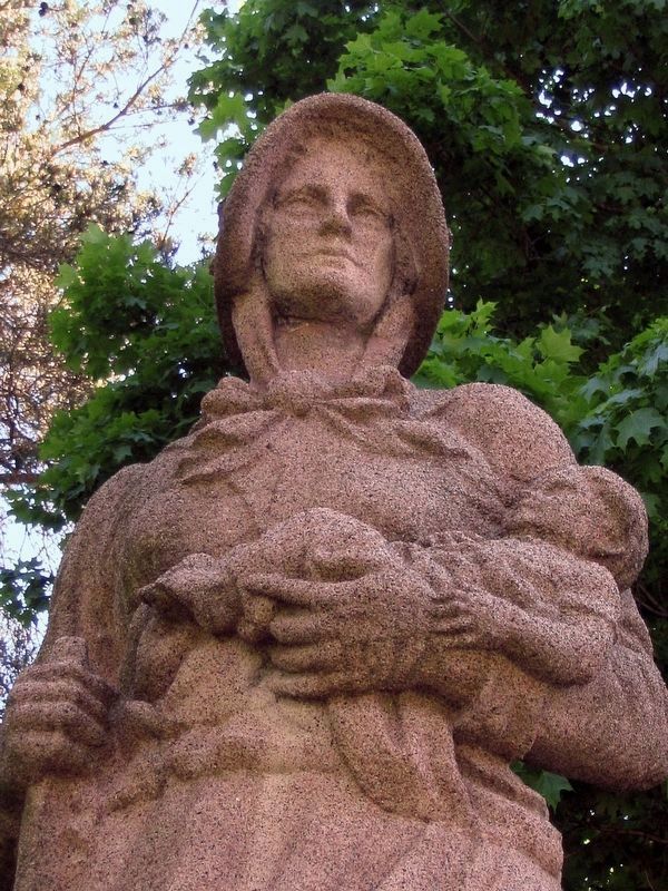 Madonna of the Trail. Click for full size. Madonna of the Trail image. Click for full size.