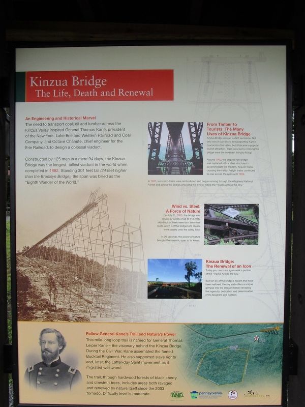 Kinzua Bridge Marker. Click for full size. Kinzua Bridge Marker image. Click for full size.