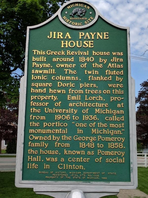 Jira Payne House / The Smith-Kimball Family Marker image. Click for full size.
