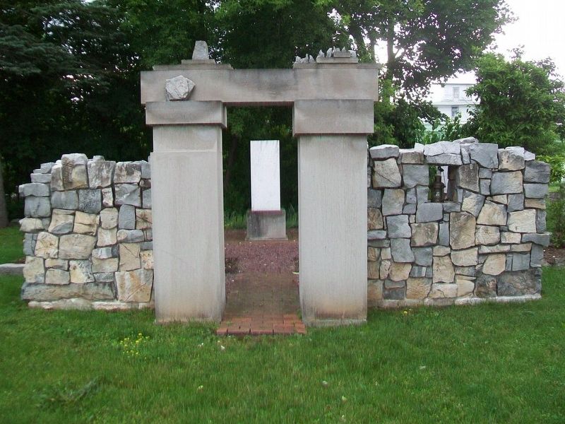American Civil War Memorial Star Stone Plaza image. Click for full size.