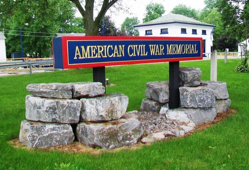 American Civil War Memorial Sign image. Click for full size.