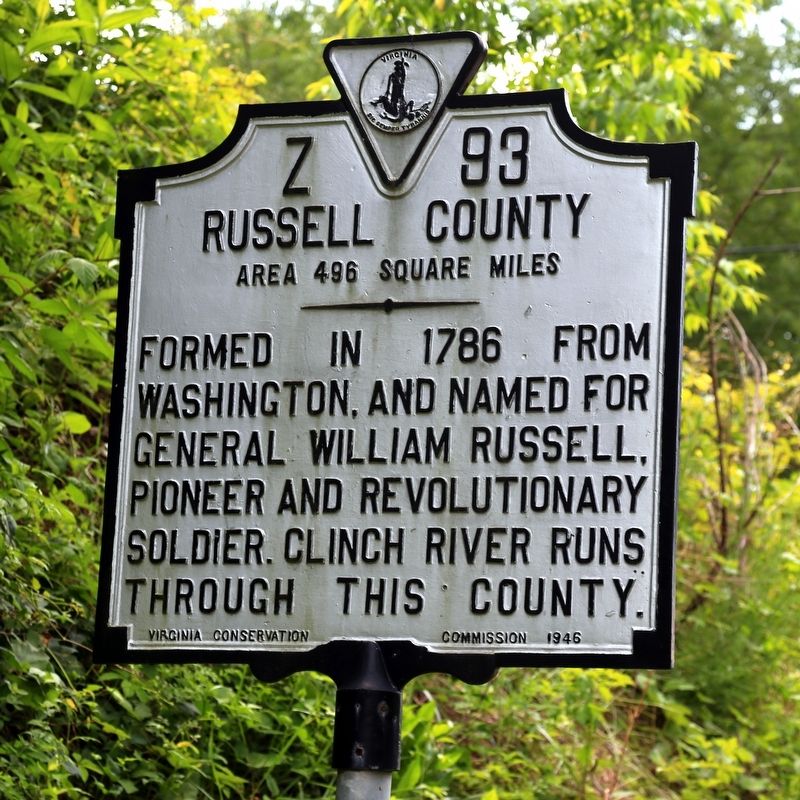 Russell County Face of Marker image. Click for full size.
