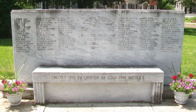 World War II Memorial. Click for full size. World War II Memorial image. Click for full size.
