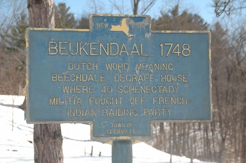 Beukendaal. 1748 Marker. Click for full size. Beukendaal. 1748 Marker image. Click for full size.
