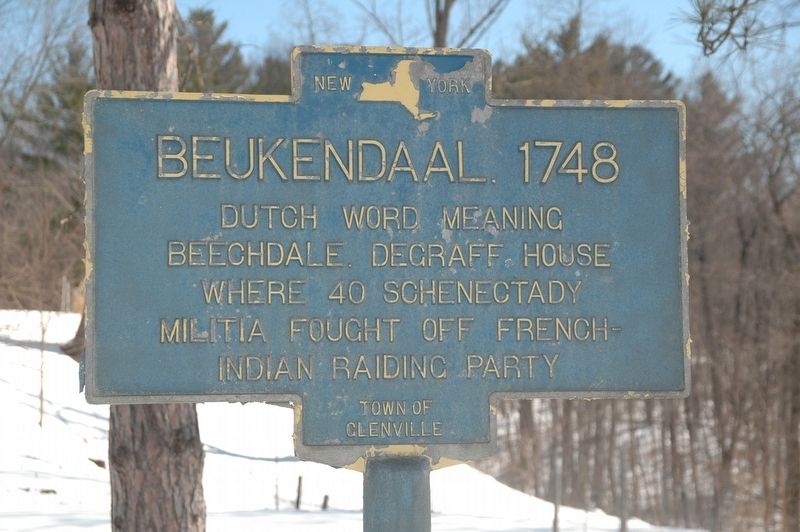 Beukendaal. 1748 Marker image. Click for full size.