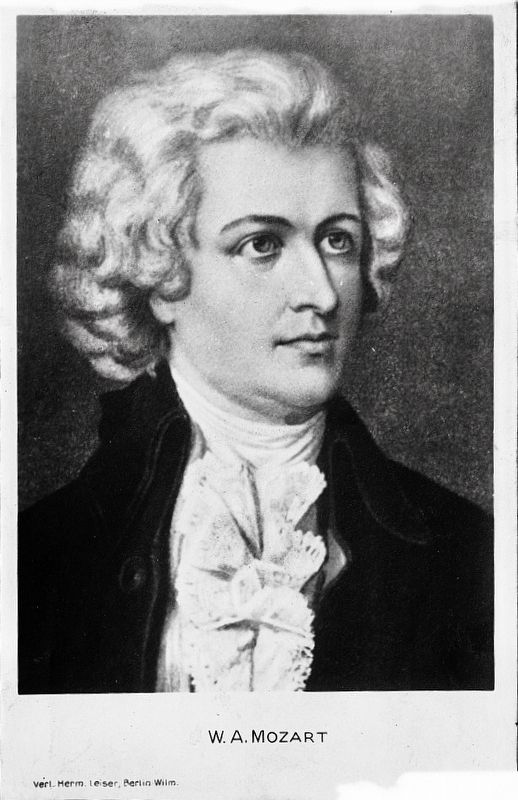 W.A. Mozart. Click for full size. W.A. Mozart image. Click for full size.