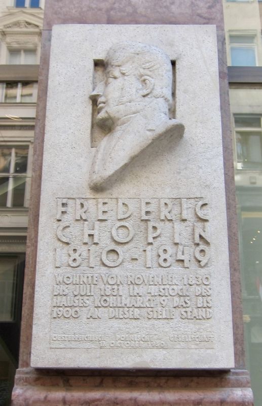 Frederic Chopin Marker. Click for full size. Frederic Chopin Marker image. Click for full size.