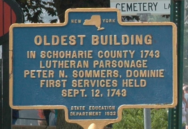 Oldest Building Marker image. Click for full size.