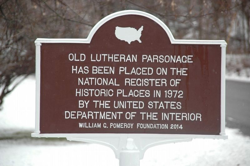 Old Lutheran Parsonage on National Register image. Click for full size.