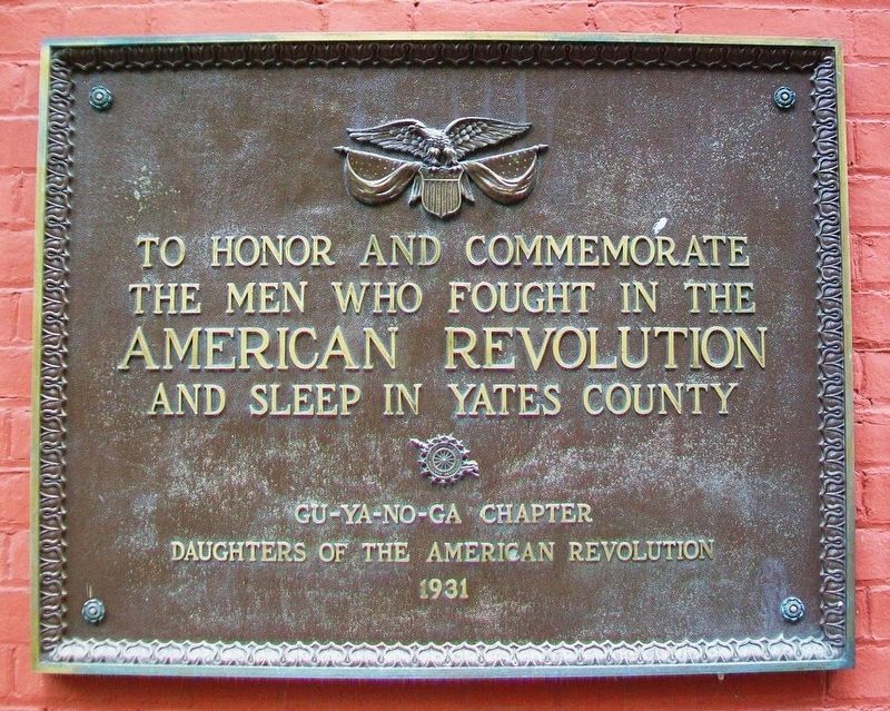 Revolutionary War Memorial Marker image. Click for full size.