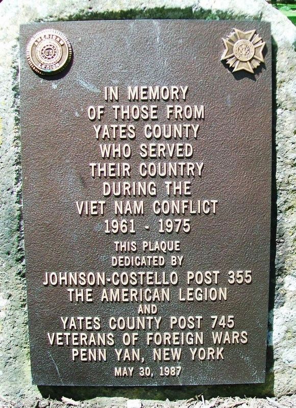 Vietnam Conflict Memorial Marker image. Click for full size.