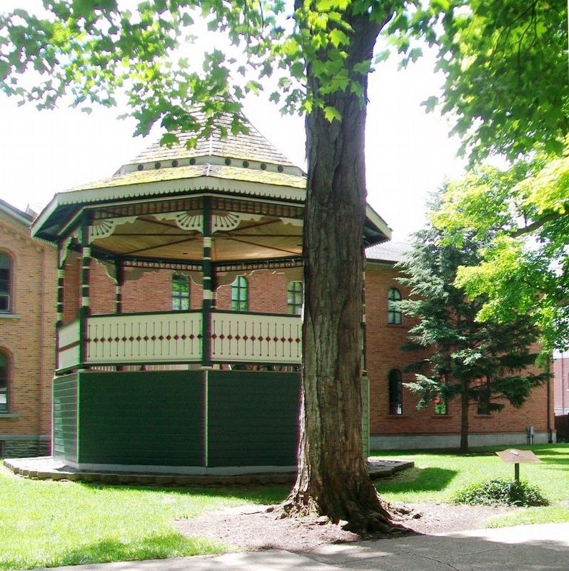 "The Bandstand" and Marker. Click for full size. "The Bandstand" and Marker image. Click for full size.