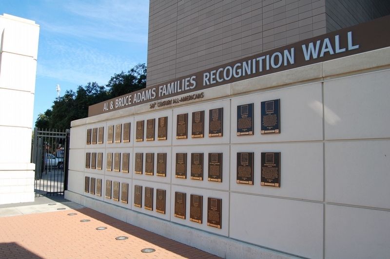 The Al & Bruce Adams Families Recognition Wall. image. Click for full size.