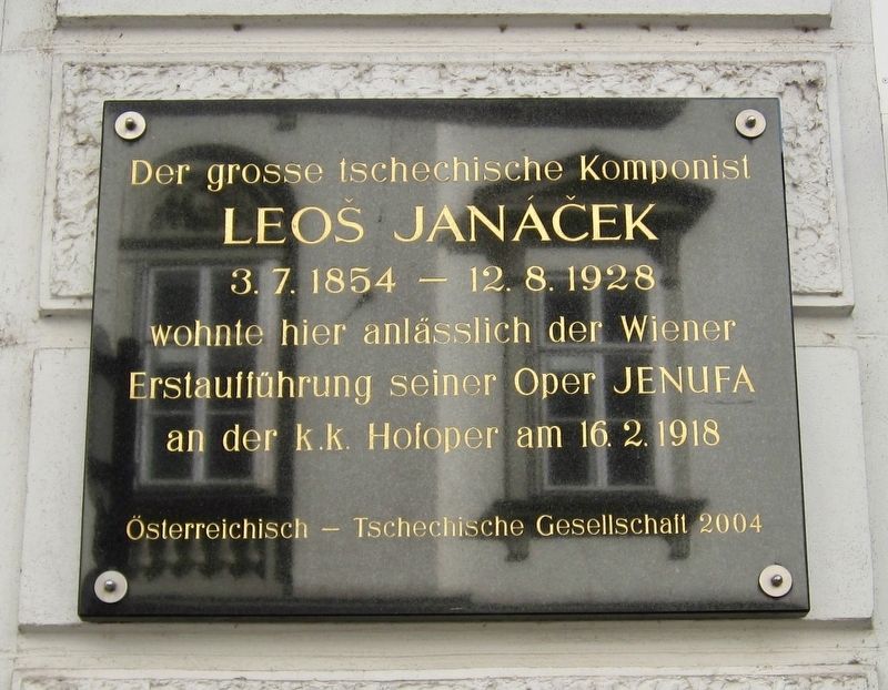 Leo� Jan�ček Marker image. Click for full size.