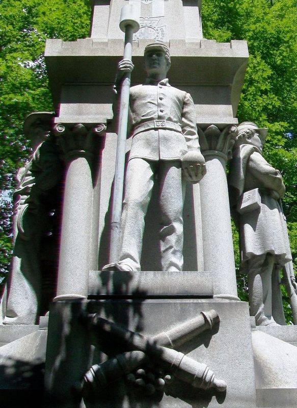 Civil War Memorial Artillerist. Click for full size. Civil War Memorial Artillerist image. Click for full size.