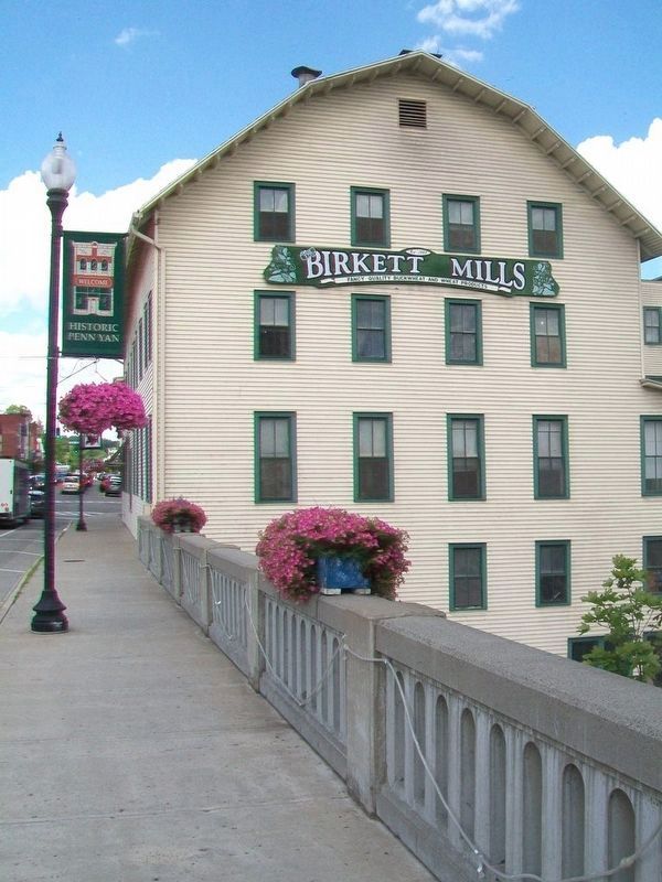 Birkett Mills from Main Street Bridge image. Click for full size.