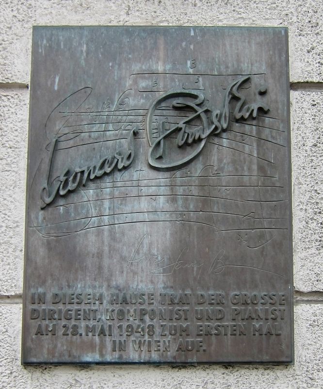 Leonard Bernstein Marker. Click for full size. Leonard Bernstein Marker image. Click for full size.