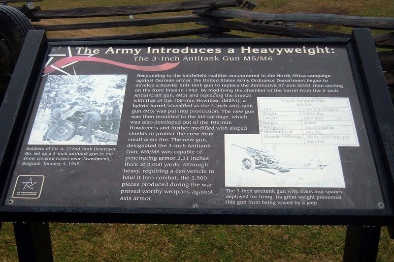 The Army Introduces a Heavyweight: Marker image. Click for full size.