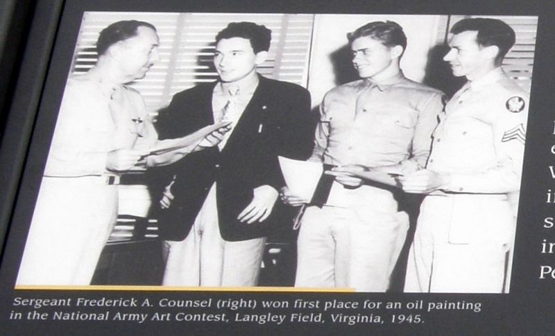 Insert - Sergeant Frederick A. Counsel (right) image. Click for full size.