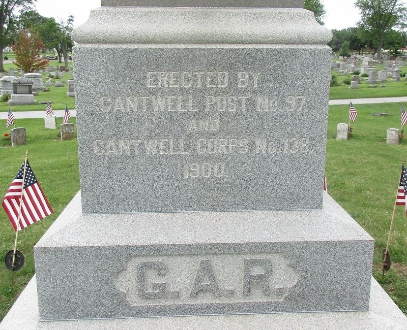 Hardin County Ohio Civil War Memorial Marker image. Click for full size.