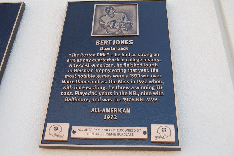Bert Jones Marker. Click for full size. Bert Jones Marker image. Click for full size.