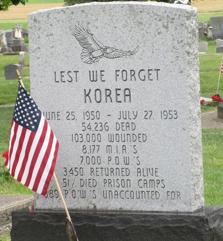 Hardin County Korean War Memorial Marker image. Click for full size.