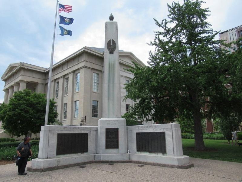They Paid For Peace Memorial. Click for full size. They Paid For Peace Memorial image. Click for full size.