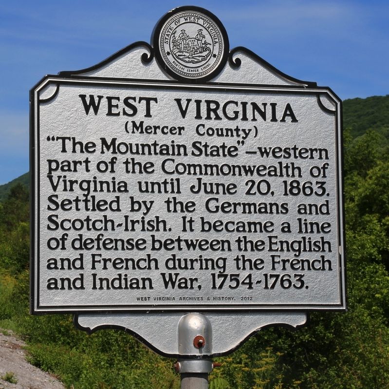 West Virginia / Mercer County Marker image. Click for full size.