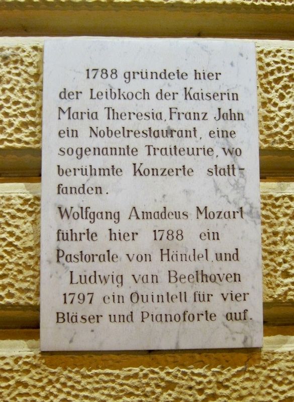 Café Frauenhuber Marker. Click for full size. Café Frauenhuber Marker image. Click for full size.