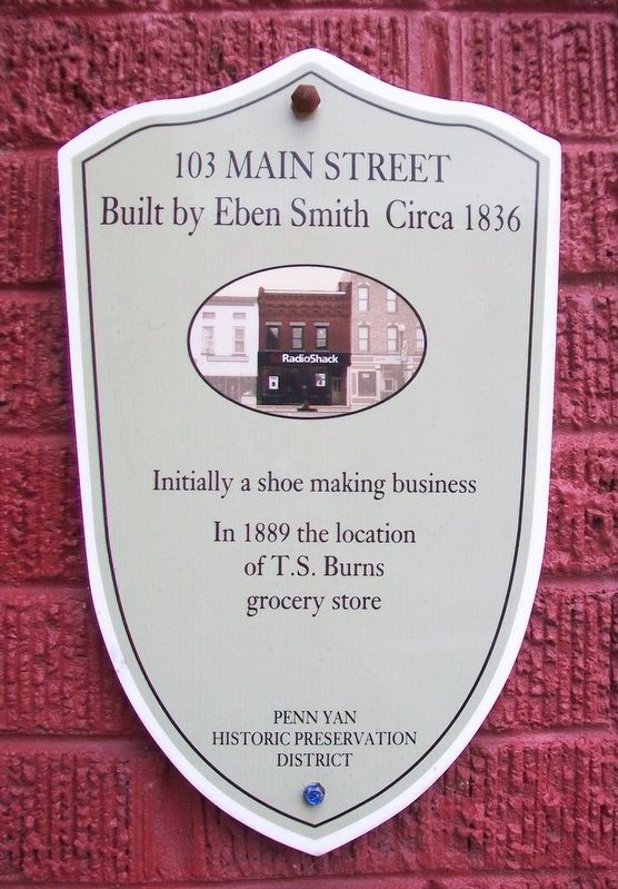 103 Main Street Marker. Click for full size. 103 Main Street Marker image. Click for full size.