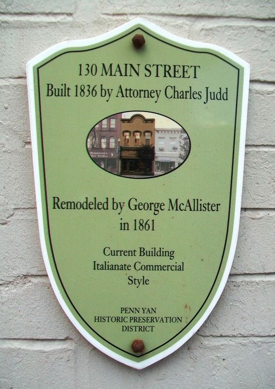130 Main Street Marker image. Click for full size.